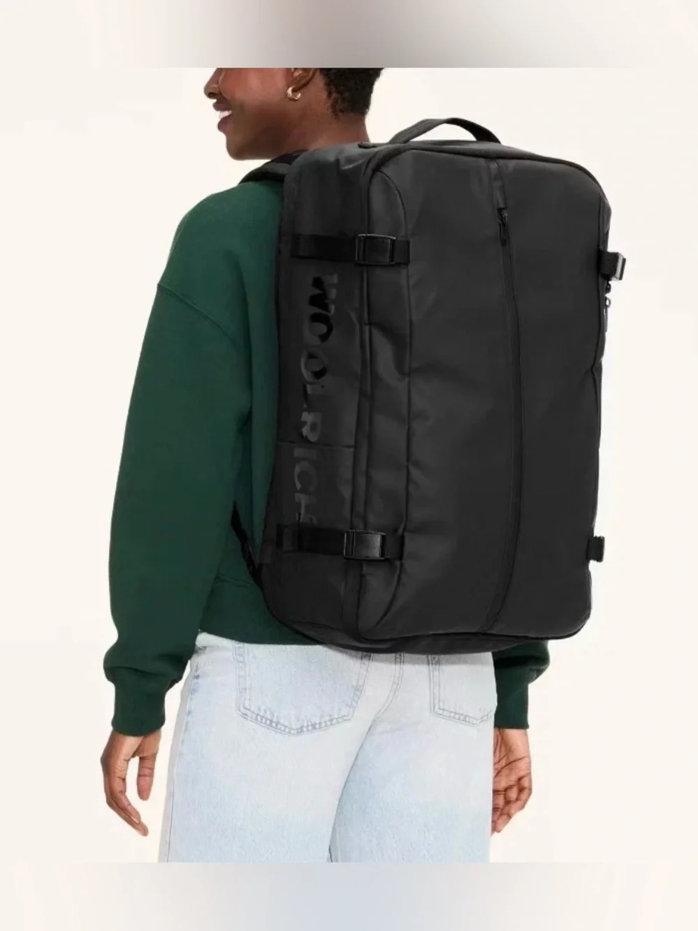 Woolrich Black Men’s Backpack - Urban Travel Pack 41L Capacity New with Tags